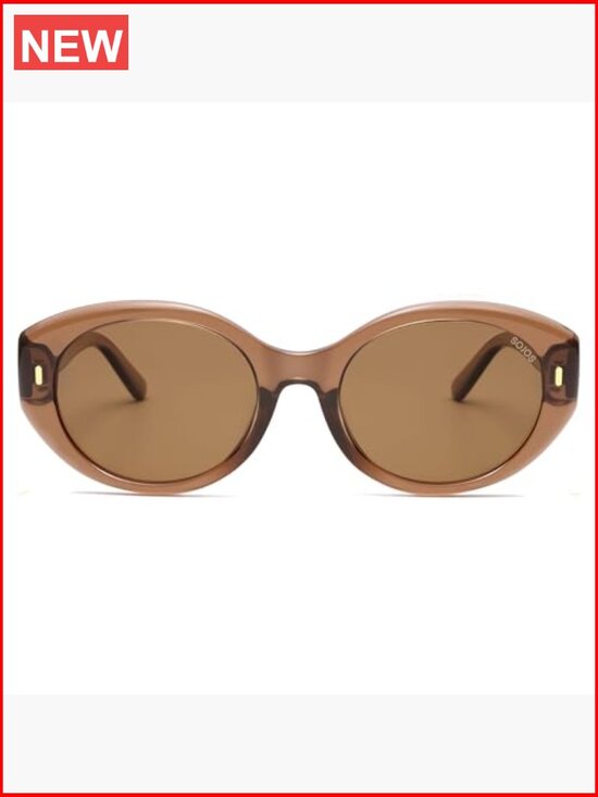 Trendy Oval Polarized Sunglasses Retro UV Protection Shade main image 5